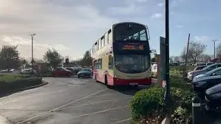 BRIGHTON & HOVE BUS ROUTE 46 ARRIVING INTO HOLMBUSH CENTRE