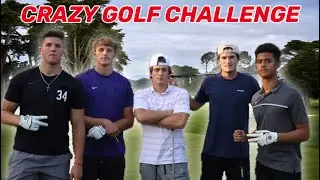 D1 Football Players Try Knockout Golf Challenge