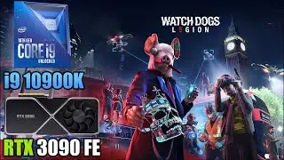 Watch Dogs: Legion - RTX 3090 + i9 10900K - 1080p, 1440p & 4K - Ultra Settings - DLSS Quality