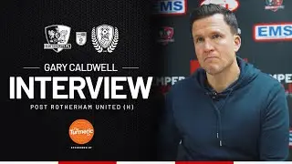 💬 Gary Caldwell post Rotherham United (H) | Exeter City Football Club