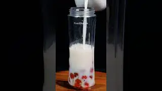 Raspberry Smoothie #refreshingdrink #asmr