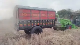 Farmtrac 6055  with jaswant straw reaper Sunam..  2025 model ..