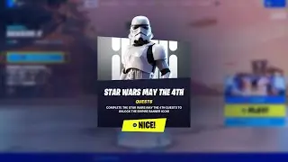 How To COMPLETE ALL STAR WARS MAY THE 4TH QUESTS CHALLENGES in Fortnite! (Quests Guide)