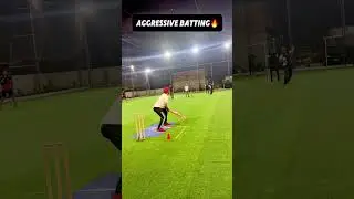 Aggressive batting | Beast Mode 🔥#cricket #ashescricket #inswingball #outswingball #ipl #shorts