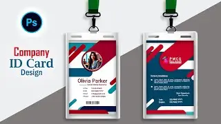 Creative ID Card Design | Identity Card Design | Badge ID Card Design | Photoshop Tutorial