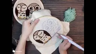 Wool Queen-Owl Punch Needle Kit