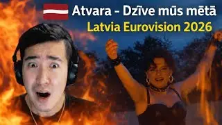 🇱🇻 Atvara - Life Throws Us | Латвия Евровидение 2026 | РЕАКЦИЯ