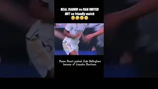 Jude Bellingham vs Lisandro Martinez & Mason Mount. #realmadridontour #realmadrid #footballshorts