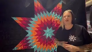 Samantha Pourier with 3 Feathers Star Quilts