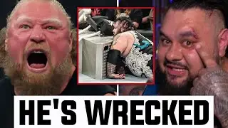 3 MINS AGO! 🚨 The BEAST Brock Lesnar&rsquo;s Savage Attack Leaves Bronson Reed Destroyed