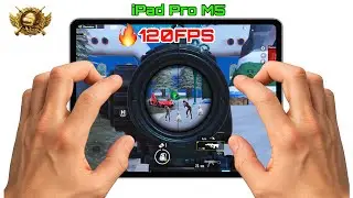 🔥iPad Pro M5 Smooth+120FPS BGMI HANDCAM GAMEPLAY#pubgmobile 