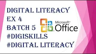 Digital Literacy Exercise 4 Batch 5 2019 | Digiskills