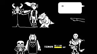Undertale together true pacifist asriel + end credits (35 SUB SPECIAL)