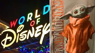 BRAND NEW MANDALORIAN MERCHANDISE AT DISNEY SPRINGS + NEW LOUNGEFLY BAGS! | DISNEY WORLD VLOG #43