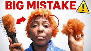 How I Damaged My 4C Natural Hair by Wearing It Out