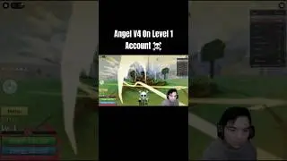 Angel V4 on Level 1 Account ☠️ #bloxfruits #roblox