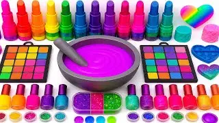 Relaxing Slime ASMR | DIY Mixing Makeup, Eyeshadow & Toothpaste
