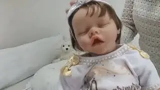 TROQUINHA DE ANO NOVO DA BEBÊ REBORN ARYANE KIT TWIN + MENSAGEM🤍