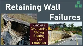 Retaining Wall Failures | Basics must know before Design and Construction