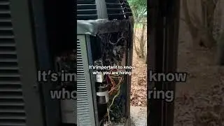 HVAC Install Gone Wrong | Dangerous HVAV #hvac #hvacinstall #hvacmaintenance #homeownertips