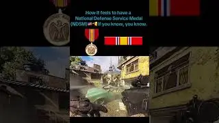 How it feels to have a National Defense Service Medal (NDSM)🇺🇸🫡 If you know, you know.