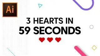 Fastest Way to Create Heart Shape In Adobe Illustrator