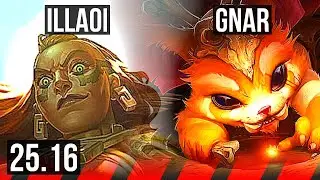ILLAOI vs GNAR (TOP) | KR Diamond | 25.16