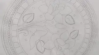 Aalekhan aur Mandala art ka Anokha Sangam Sundar design Ka Jadu step by step tutorial