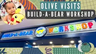 BUILD-A-BEAR WORKSHOP VISIT AND MAKING A PIKACHU PLUSHIE WITH TODDLER OLIVE
