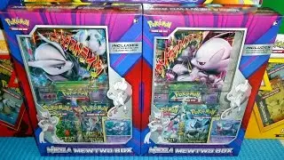 Mega Mewtwo-EX X & Y Best Pokemon Box Ever - Rare Promo Jumbo Cards & 6 Booster Packs TCG opening