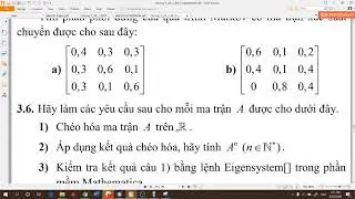 Đại số tuyến tính -B19. Chương 3: Trị riêng- vector riêng của ma trận vuông