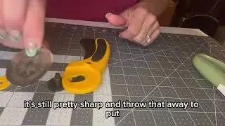 How to change your rotary cutter blade
