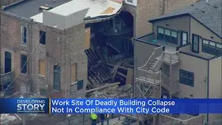Work site of deadly building collapse not in compliance with city code