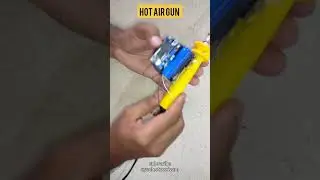 how to make a hot air gun 🔫 #shorts #hotairgun #heating #soldering #airgun #viral #ytshorts #diy