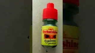 Results of herbal eyebrow growth oil   #herbal