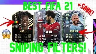 FIFA 21 INSANE SNIPING FILTERS! HOW TO MAKE 500K RIGHT NOW ON FIFA 21! BEST PLAYERS TO SNIPE ON FIFA