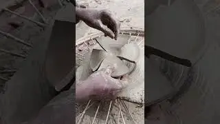 pottery with clay 🌸#shorts #video #viral #trending #pottery #clay #art #like #love #music #india