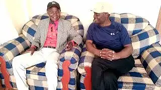 Owiti Origo of Kajulu Boys band with Ouma Jojo at Kakamega Guests House