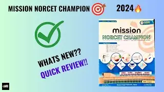 Latest Addition | Mission NORCET Champion Book Quick Review 2024🔥 Road to NORCET 🤩