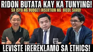 RIDON BUTATA KAY KA TUNYING SA CABRAL/LEVISTE FILES! LEVISTE SASAMPAHAN NG ETHICS COMPLAINT!