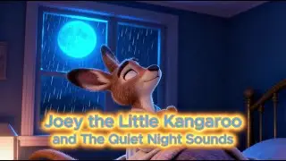 Joey the Little Kangaroo and the Quiet Night Sounds | Bedtime Story for Kids