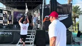 1st place P1 offshore Race Velocity PowerBoats Scott Mccormick and Bob Spitulski