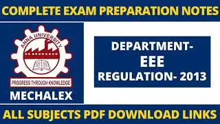 ANNAUNIVERSITY NOTES PDF LINKS | R-2013 | EEE |