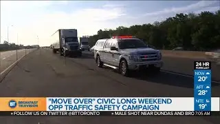 OPP launch 'move over' traffic safety campaign