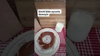 Simiti &ccedil;ayla mı ayranlamı seversiniz #keşfet #simit