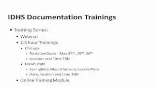 IDHS Documentation: Case Notes and Individual Service Plans - Part 1