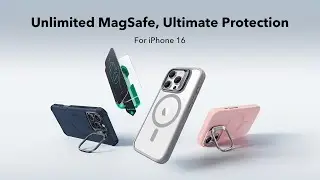 Introducing ESR Stash Stand Case for iPhone 16 | Ultimate Protection Unlimited MagSafe