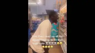 Guy Sings In Store Then Passes Out 🤣