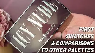 НОВЫЕ СВОТЧИ Icy Nude от HUDA в сравнении с другими похожими палетками!