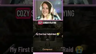 My first Twitch Raid! #twitchraid #twitch #twitchclips #femalegamer #gaming #wholesome #hopecore